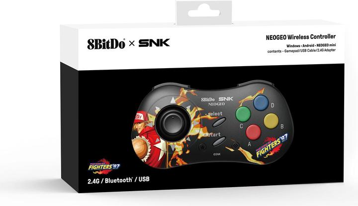 Produktbild 8bitdo NEOGEO Wireless Pad Terry Bogard (Android, Windows)