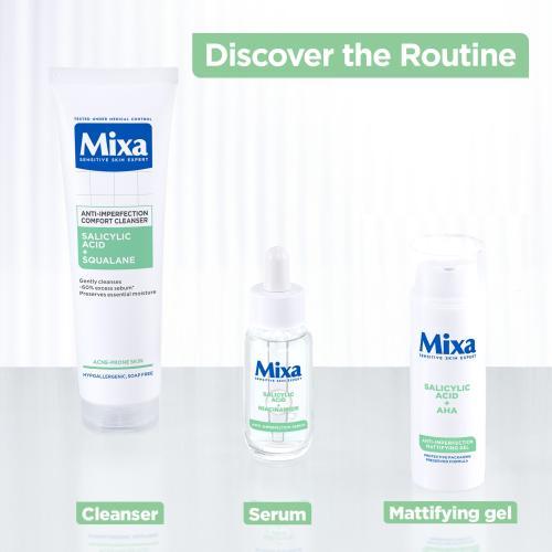 Immagine prodotto Mixa Acido salicilico + AHA Gel opacizzante anti-imperfezioni (50 ml, Gel viso)