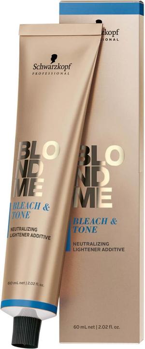 Schwarzkopf Professional Schwarzkopf BLONDME Bond Aufrechterhaltende Haarfarbe für Blondinen - Tonen, Aufhellen, Highlighting (BT-Violet Additive)