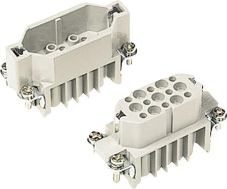 Immagine prodotto Harting Connettore HAN D, tipo inserto 10A connessione a crimpare max 2,5mm2, 10A 15 poli