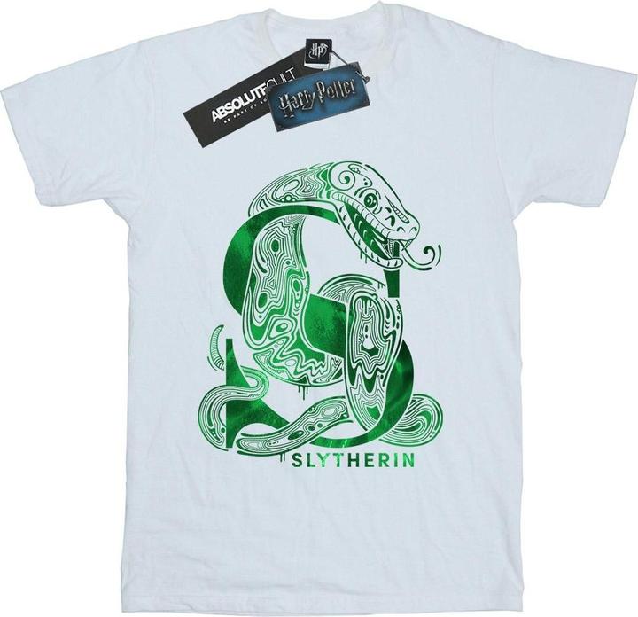 Actual product image Boys Slytherin Snake T-Shirt (152, 158)