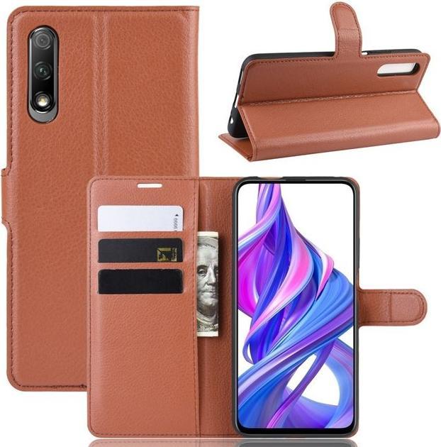 Produktbild MU Classic Litchi Leder Bookcover Series (Honor 9X)