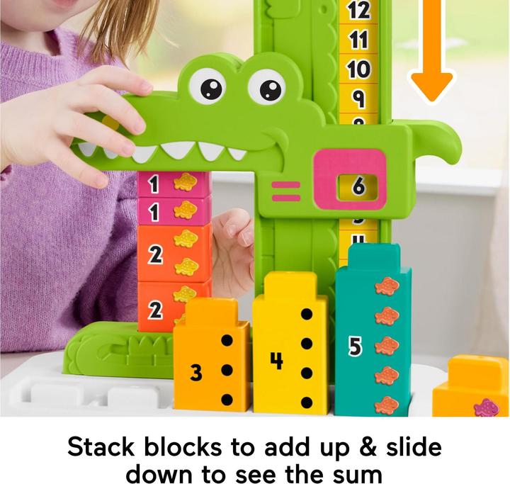 Actual product image Fisher-Price Mein Zahlen-Krokodil (German, French, Swiss German, Italian, English)