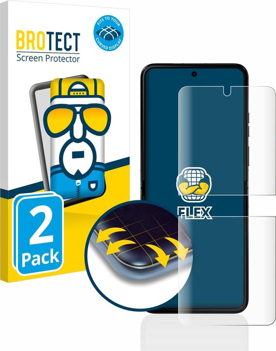 Produktbild BROTECT Full-Cover Displayschutz (2 Stück, Motorola Razr 40)