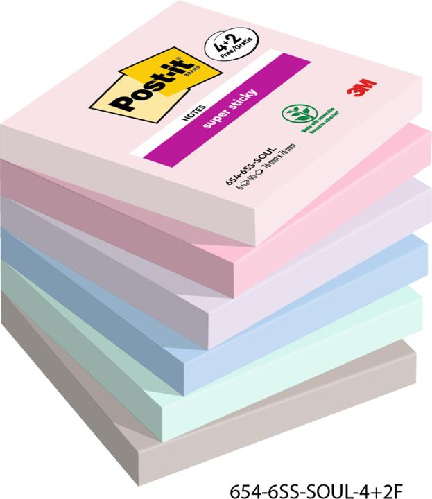 Post-it Super Sticky (7.6 x 7.6 cm)