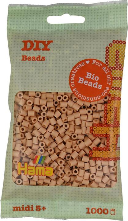 Produktbild Hama Bio Bügelperlen – Beige (027), 1000 Stück.
