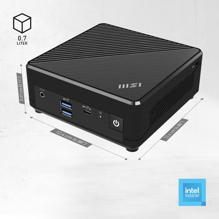 Produktbild MSI Cubi N ADL-007DE (Intel N100, 4 GB, 128 GB, Intel UHD Graphics)