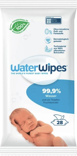 WaterWipes Lingettes humides (28 pièce(s))