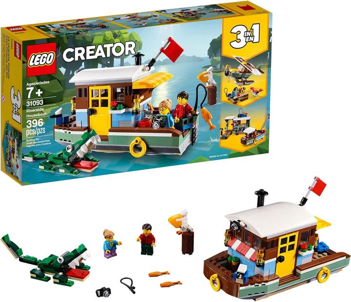 Produktbild LEGO Creator 3in1 Riverside Houseboat (31093, LEGO Creator 3-in-1)