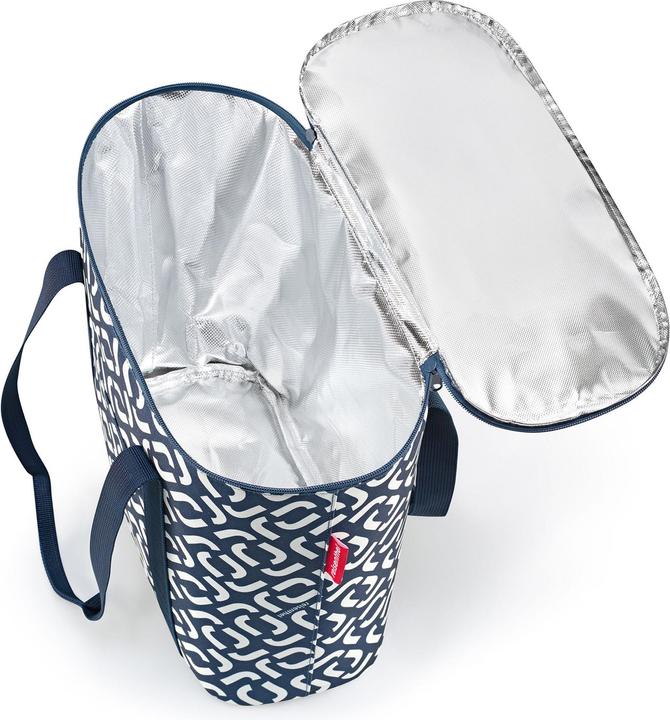 Actual product image reisenthel Shopping Basket Thermoshopper Signature Navy Blue / White