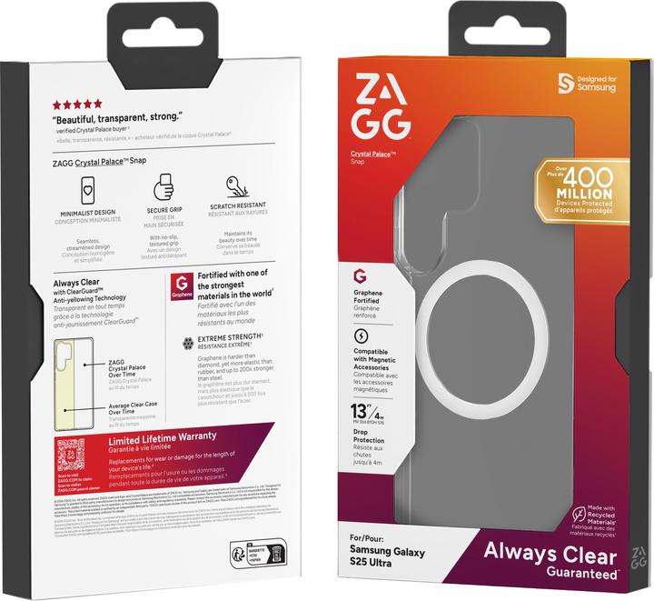 Actual product image Zagg Crystal Palace Snap Samsung Galaxy S25 Ultra (Samsung Galaxy S25 Ultra)
