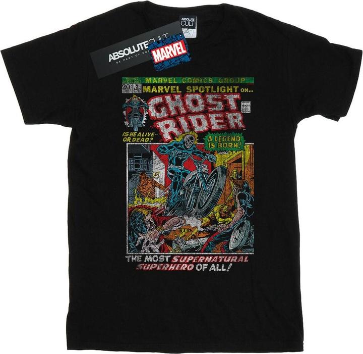 Ghost Rider Distressed Spotlight TShirt
