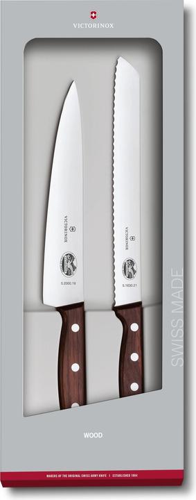 Produktbild Victorinox Wood Tranchierset, 2tlg
