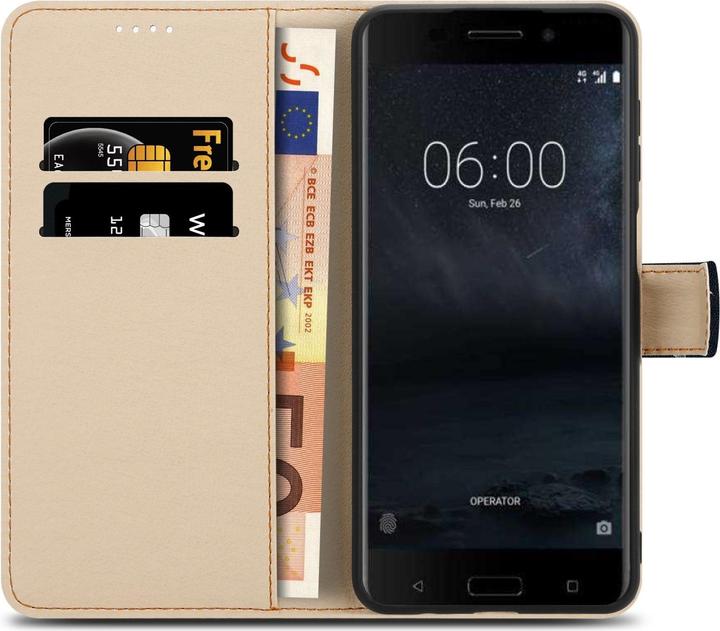 Produktbild Cadorabo Book Hülle mit Print für Nokia 6.1 (Nokia 6.1)