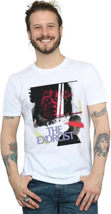 Actual product image The Exorcist Mens Scratched Eyes T-Shirt (3XL)