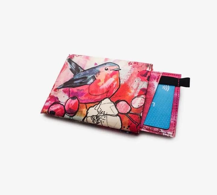 Image du produit Paprcuts Portefeuille RFID Pro 2.0 Curious Redbreast | Jules Boho Koop