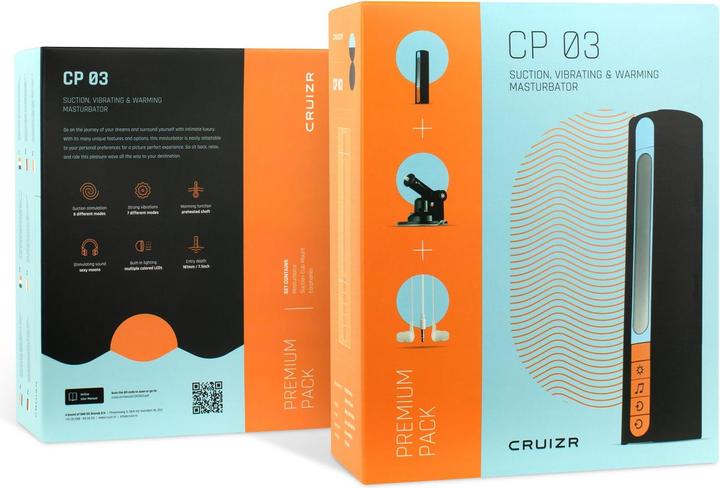 Produktbild Cruizr CRUIZRCP03 Deluxe Vibrierender und saugender automatischer Masturbator mit
