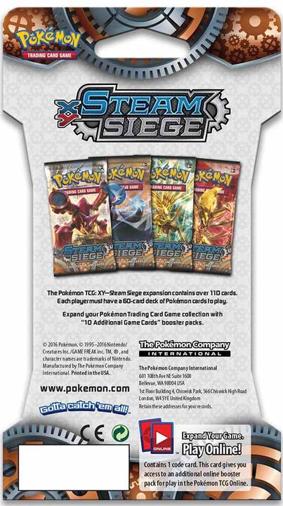 Actual product image Pokémon Steam Siege (English, Booster display)