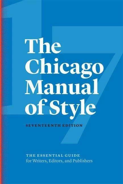 Produktbild The Chicago Manual of Style (Englisch, The University of Chicago Press Editorial Staff, 2017)