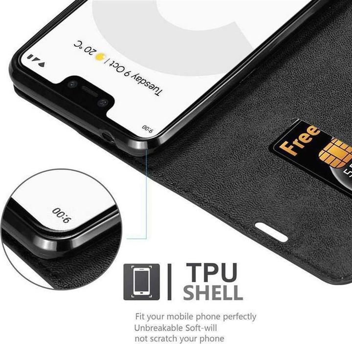 Productafbeelding Cadorabo Boek Onzichtbare Magneetband (Google Pixel 3 XL)