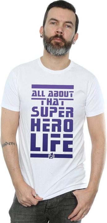 Actual product image Mens Avengers Endgame Superhero Life T-Shirt (M)