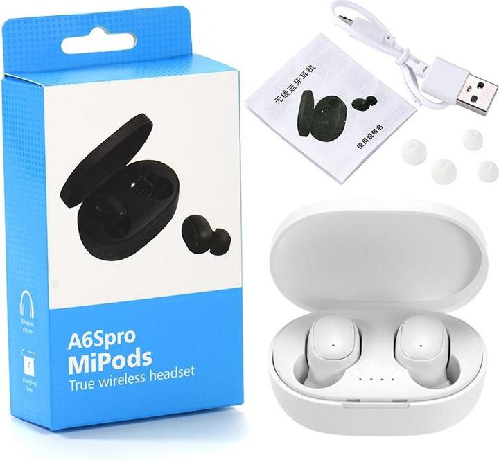 Immagine prodotto PhoneLook A6S Cuffie Bluetooth senza fili con microfono, controllo tattile e custodia di ricarica con (ANC, Senza fili)