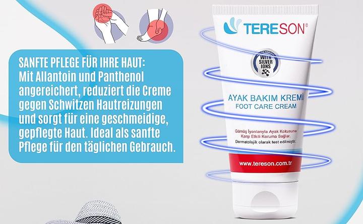 Produktbild Tereson Fusscreme, Creme gegen Fussgeruch, Unisex, 50 ml (Fussdeodorant & -puder, 50 ml)