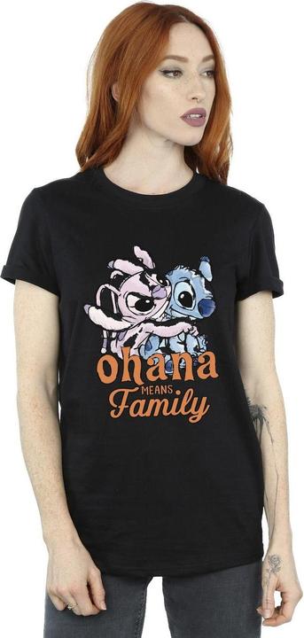 Immagine prodotto Disney Lilo And Stitch Ohana Angel Hug Maglietta Ampia Donna (XL)