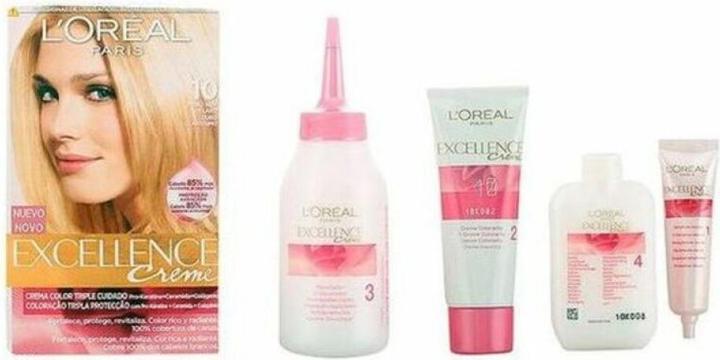 Produktbild L'Oréal Paris EXCELLENCE Creme tinte #10 rubio muy claro (#10 rubio muy claro)