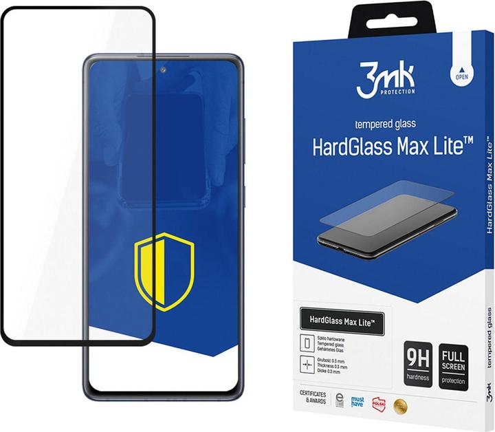 Productafbeelding 3MK Hardglass Max Lite Scherm Beschermer (1 Stuk, Samsung Galaxy S20 FE, Samsung Galaxy S20 Lite)