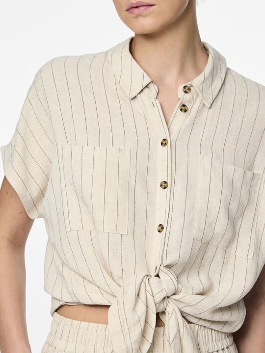 Produktbild Pieces PCVINSTY Bluse aus Leinengemisch (L)