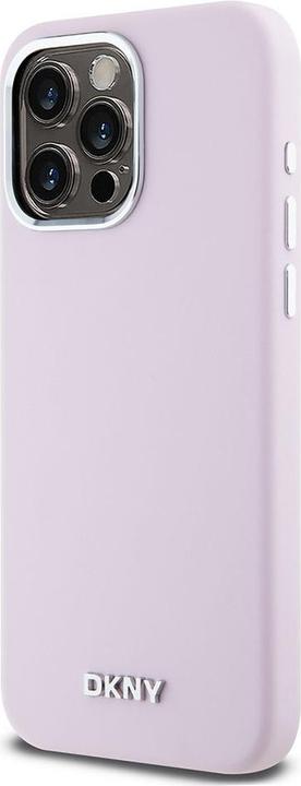 Image du produit DKNY DKHMP15XSMCHLP iPhone 15 Pro Max 6.7" różowy/pink hardcase Silicone Liquid Small Metal Logo Mag (Apple iPhone 15 Pro Max)