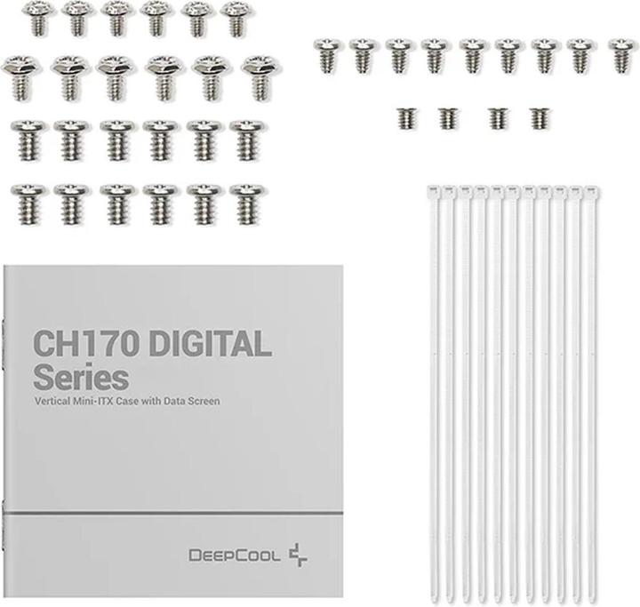 Actual product image Deepcool CH170 DIGITAL (Mini-ATX)