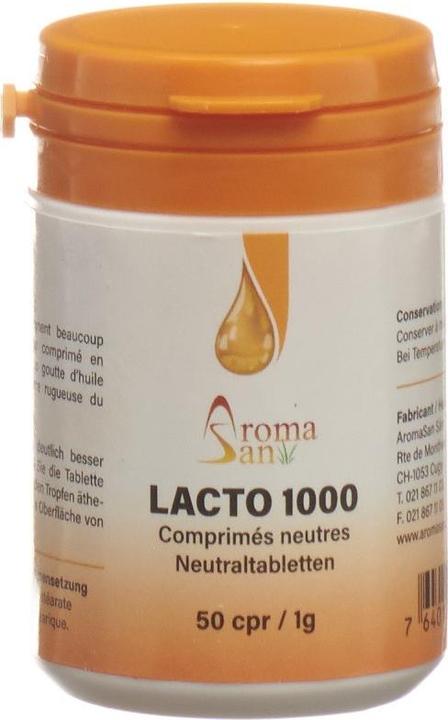 AromaSan Lacto 1000 Neutraltabletten (50 Stk) (50 Stück, Tabletten, 70 g)