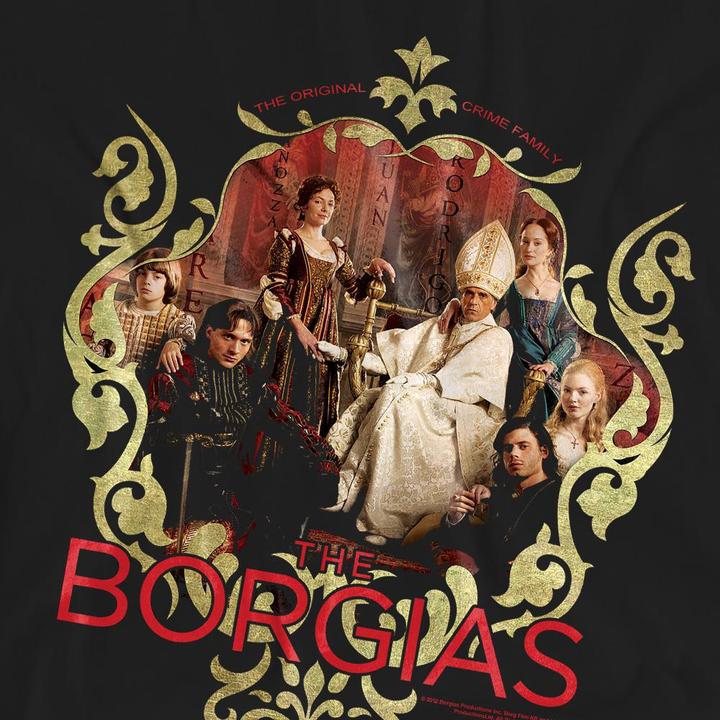 Actual product image The Borgias Unisex Adult Family Portrait T-Shirt (L)