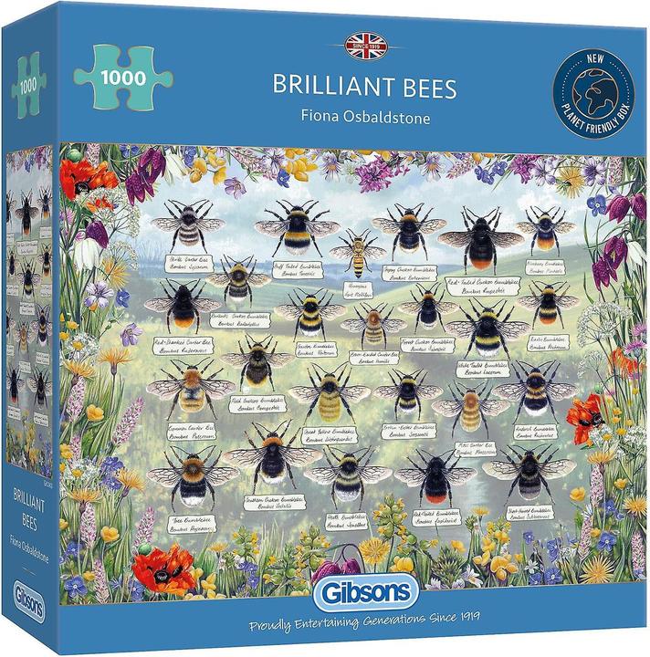 Immagine prodotto Gibsons Puzzle Api Brillanti 1000 pezzi (1000 pezzi)