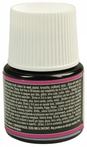 Image du produit Pebeo Deco Couleur acrylique brillante (Noir intense, 45 ml)