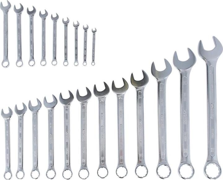 Produktbild KS Tools Ringmaulschlüssel-Satz. abgewinkelt. 21-tlg. 517.0 (11 mm, 13 mm, 32 mm, 18 mm, 29 mm, 12 mm, 20 mm, 19 mm, 27 mm, 15 mm, 22 mm, 25 mm, 6 mm, 21 mm, 7 mm, 14 mm, 31 mm, 8 mm, 10  mm, 30 mm, 23 mm, 26 mm, 17 mm, 28 mm, 9 mm, 16 mm, 24 mm)