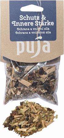 Actual product image Puja Incense blend Protection & Inner Strength - 15g
