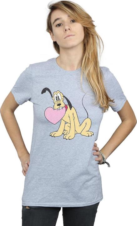 Immagine prodotto Disney Pluto Love Heart Maglietta Ampia Donna (M)