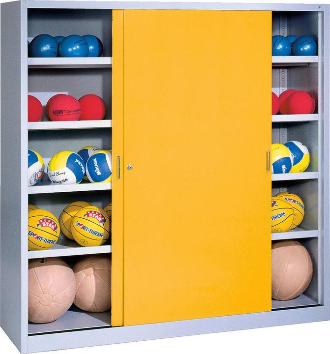 Produktbild C+P Ballschrank (HxBxT: 195x190x60 cm, mit Vollblech-Schiebetüren, Typ 4)