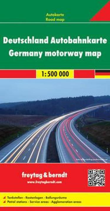 Image du produit Carte des autoroutes d'Allemagne