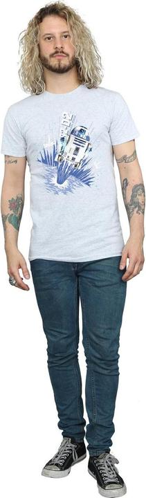 Actual product image Star Wars Mens R2-D2 Blast Off T-Shirt (M)