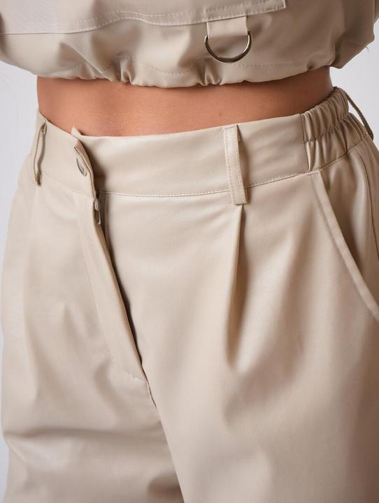 Image du produit Project X Paris Pantalon matelassage carré simili cuir femme (L)