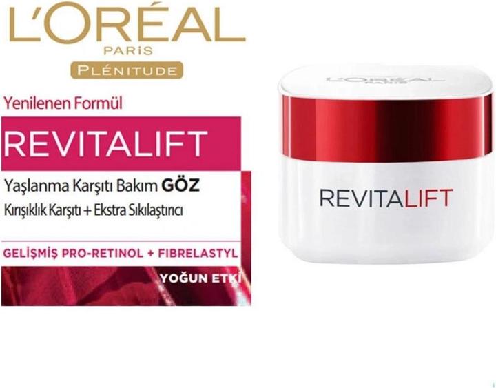 Actual product image L'Oréal Paris Plenitude RevitaLift Eye Cream (Crème, 15 ml, Day)