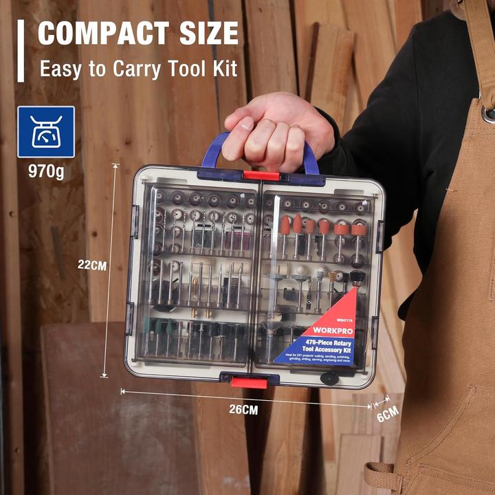 Immagine prodotto Workpro Multifunktionswerkzeug Zubehör Set 476 tlg.