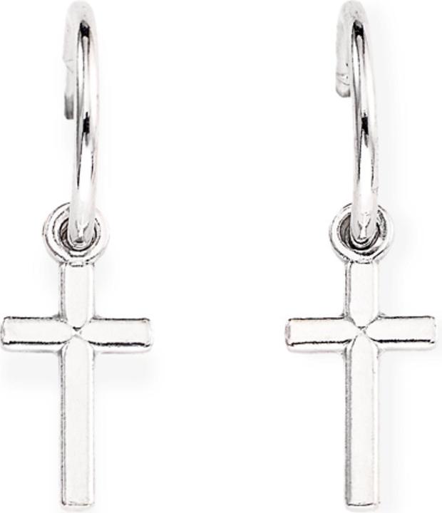 Amen Bell Cross Small Ohrringe (925er Silber)