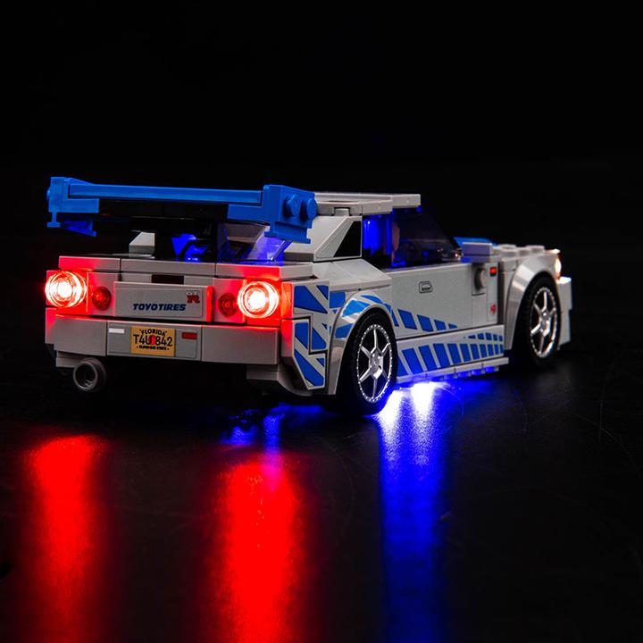 Produktbild BrickBling LED Licht Set für LEGO 2 Fast 2 Furious - Nissan Skyline GT-R (R34) (76917)