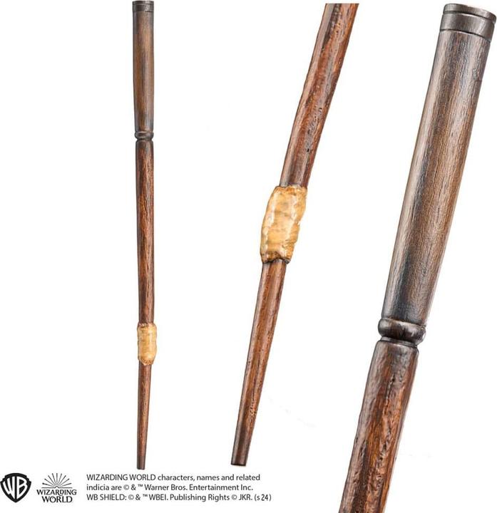 Actual product image Noble Collection Harry Potter Wand Replica 1/1 in Ollivanders Box - Ron's Broken Wand 33 cm