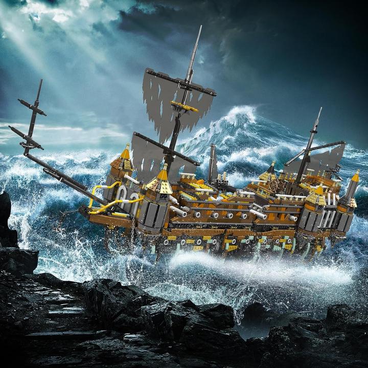 Actual product image Mould King Silent Mary pirate ship